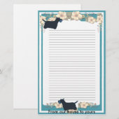 Scottish Terrier Briefpapier (Vorne/Hinten)