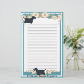 Scottish Terrier Briefpapier (Stehend Vorderseite)