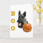 Scottish-Terrier (brindle) Boo Karte (Gelbe Blume)