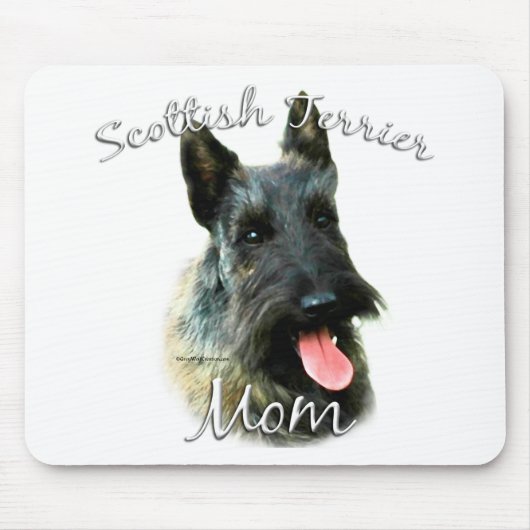 Scottish Terrier (brindle) Mama 2 Mousepad (Vorne)