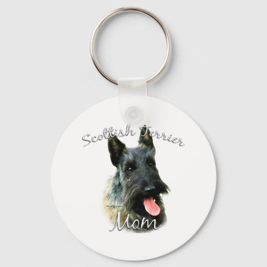 Scottish Terrier (brindle) Mama 2 Schlüsselanhänger (Vorderseite)