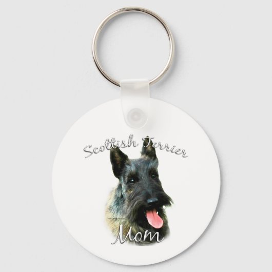 Scottish Terrier (brindle) Mama 2 Schlüsselanhänger (Vorderseite)