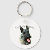 Scottish Terrier (brindle) Mama 2 Schlüsselanhänger (Rückseite)