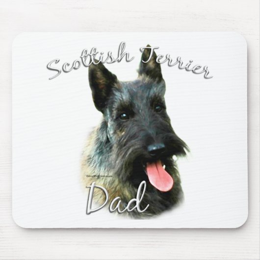 Scottish Terrier (brindle) Vater 2 Mousepad (Vorne)