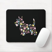 Scottish Terrier Bunny Easter Egg Osterfrau Frauen Mousepad (Mit Mouse)