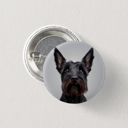 Scottish Terrier Button (Vorne & Hinten)