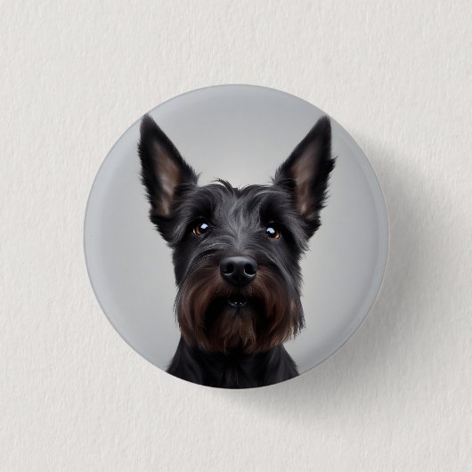 Scottish Terrier Button (Vorderseite)