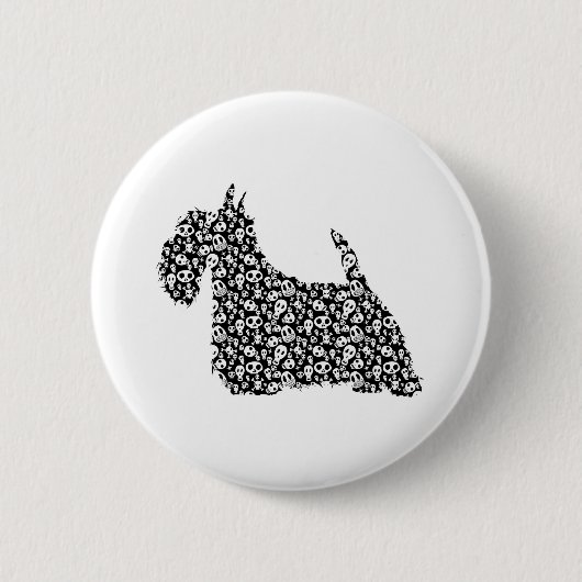 Scottish Terrier Button (Vorderseite)