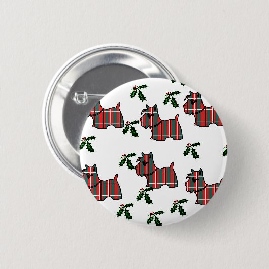 SCOTTISH TERRIER BUTTON (Vorne & Hinten)