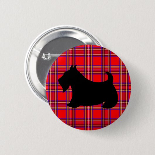 Scottish Terrier Button Button (Vorne & Hinten)