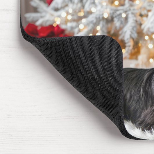 Scottish Terrier By Christmas Tree Mousepad (Ecke)