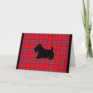 Scottish Terrier Card Feiertagskarte