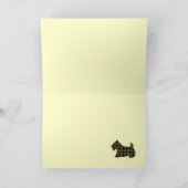 Scottish Terrier Card Feiertagskarte (Innenseite)