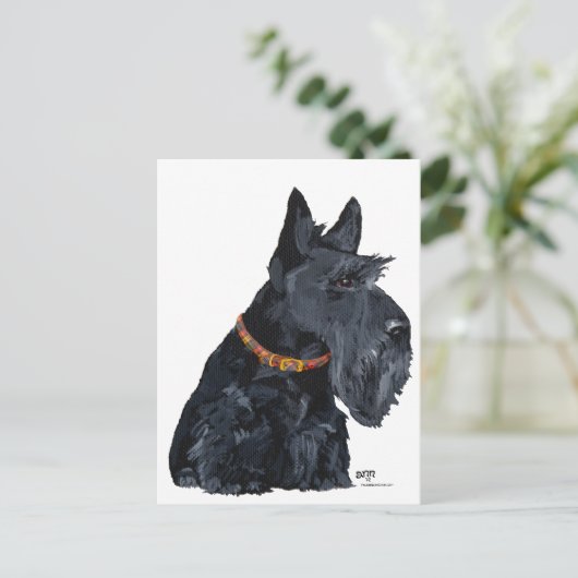 Scottish Terrier Card Postkarte (Stehend Vorderseite)