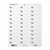 Scottish Terrier Cheetah Print (Vorne)