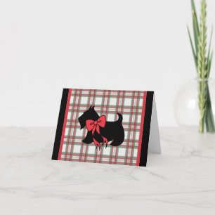 Scottish Terrier Christmas Card Feiertagskarte