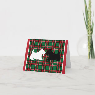 Scottish Terrier Christmas Card Feiertagskarte