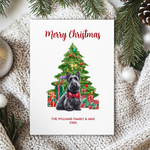 Scottish Terrier Christmas Card Feiertagskarte