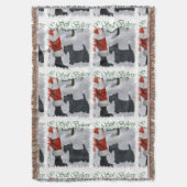 Scottish Terrier Christmas Decke (Vorderseite Vertikal)