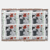 Scottish Terrier Christmas Decke (Vorderseite)