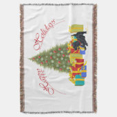 Scottish Terrier Christmas Decke (Vorderseite Vertikal)