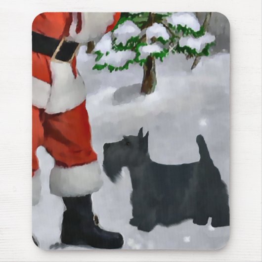 Scottish Terrier Christmas Geschenke Mousepad (Vorne)