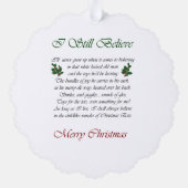 Scottish Terrier Christmas Geschenke Ornament Karte (Rückseite)