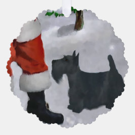 Scottish Terrier Christmas Geschenke Ornament Karte