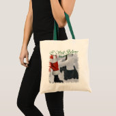 Scottish Terrier Christmas Geschenke Tragetasche (Vorderseite (Produkt))
