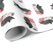 Scottish Terrier Christmas Geschenkpapier (Rolleneckpunkt)