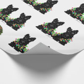 Scottish Terrier Christmas Geschenkpapier (Ecke)