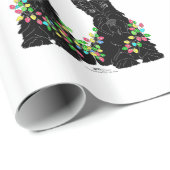 Scottish Terrier Christmas Geschenkpapier (Rolleneckpunkt)