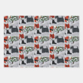 Scottish Terrier Christmas Geschenkpapier Set (Vorderseite 3)