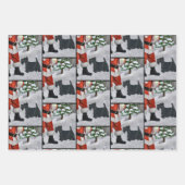 Scottish Terrier Christmas Geschenkpapier Set (Vorderseite 2)