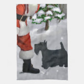 Scottish Terrier Christmas Geschirrtuch (Vertikal)