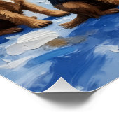 Scottish Terrier Christmas Lighthouse Holiday Poster (Ecke)