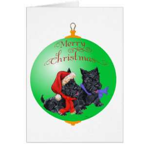 Scottish Terrier Christmas Ornament