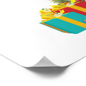 Scottish Terrier Christmas Poster (Ecke)