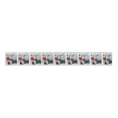 Scottish Terrier Christmas Ripsband (Vorderseite)