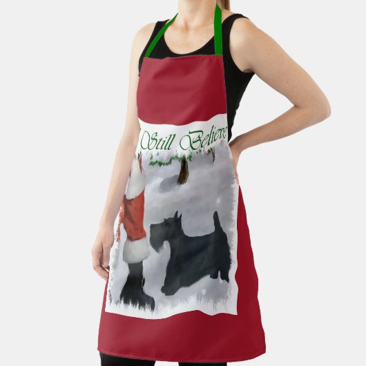 Scottish Terrier Christmas Schürze (InSitu)
