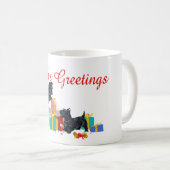 Scottish Terrier Christmas Tasse (VorderseiteRechts)