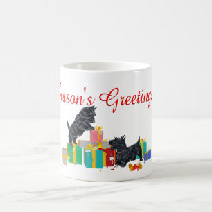 Scottish Terrier Christmas Tasse