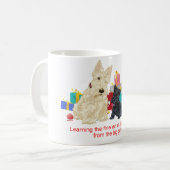 Scottish Terrier Christmas Tasse (Vorderseite Links)