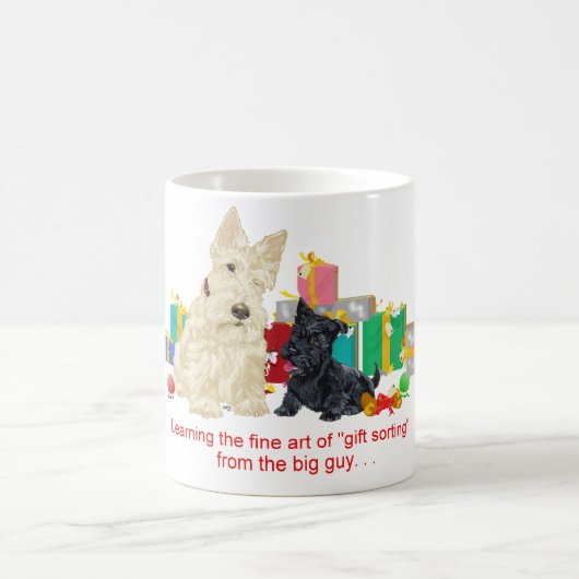 Scottish Terrier Christmas Tasse (Mittel)