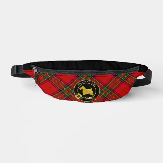 Scottish Terrier Clan Wappen Bauchtasche (Vorderseite)