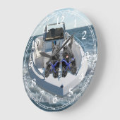 Scottish Terrier Clock Große Wanduhr (Winkel)