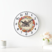 Scottish Terrier Clock Große Wanduhr (Zuhause)