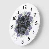 Scottish Terrier Clock Große Wanduhr (Winkel)