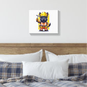 Scottish Terrier Construction Worker Leinwanddruck (Insitu (Schlafzimmer))