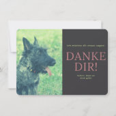 Scottish Terrier Dankeskarte (Vorderseite)